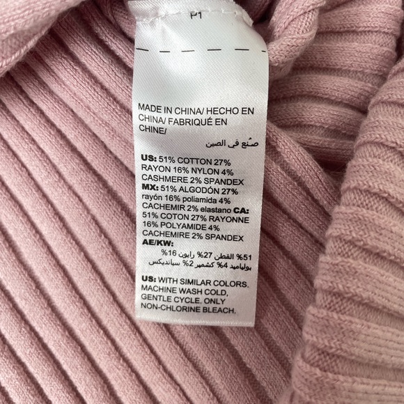 New Chico's Rose pink Cowl & Turtlenecks for Women size L - Picture 7 of 7